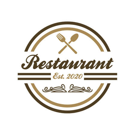 Restaurant Vector , Food Logo Vectorのイラスト素材