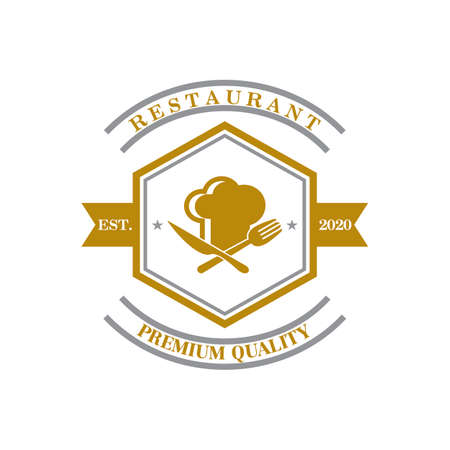 Restaurant Vector , Food Logo Vectorのイラスト素材