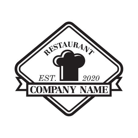 Chef Vector , Restaurant Logo Vectorのイラスト素材