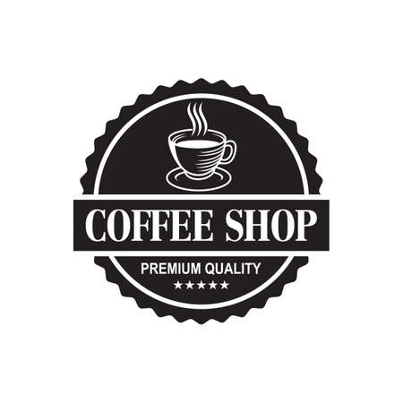 Coffee Shop Vector , Drink Logoのイラスト素材