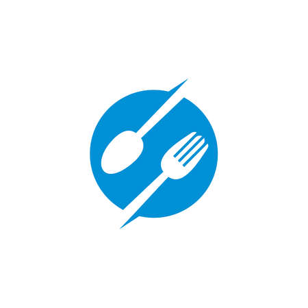 Abstract Restaurant Vector , Food Logoのイラスト素材