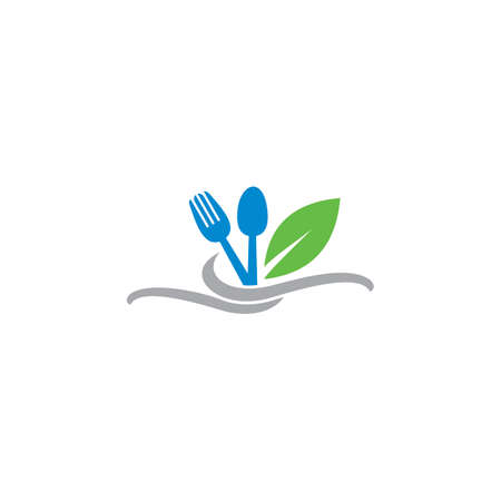 Abstract Cafe Vector , Food Logoのイラスト素材