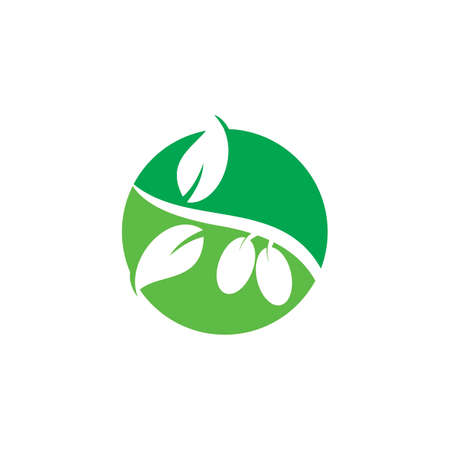 Abstract Leaf Vector , Food Logoのイラスト素材