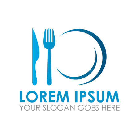 restaurant vector , dinner logo vectorのイラスト素材