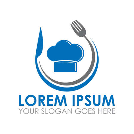 restaurant vector , kitchen logo vectorのイラスト素材