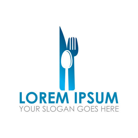 restaurant vector , kitchen logo vectorのイラスト素材