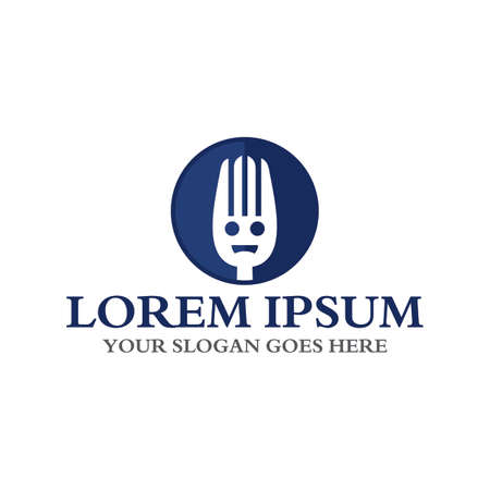 restaurant logo , kitchen logo vectorのイラスト素材