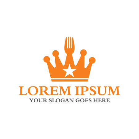 king food logo , restaurant logoのイラスト素材
