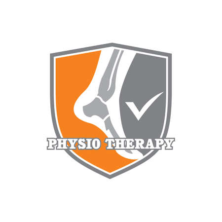 PHYSIO THERAPY LOGO , THERAPIST LOGOのイラスト素材