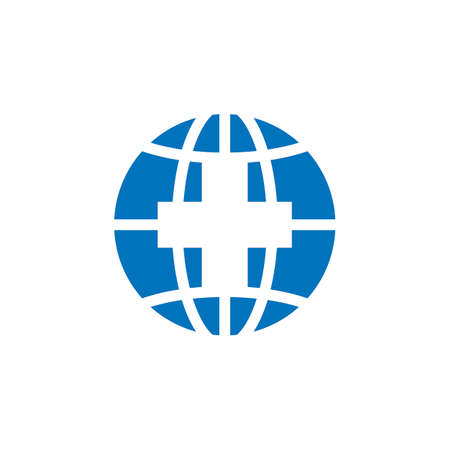 medical care logo , love healthy logoのイラスト素材