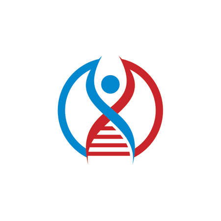 dna healthy logo , dna care logoのイラスト素材