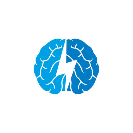 smart brain logo , medicine logoのイラスト素材