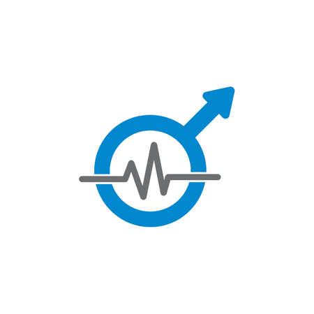 Man Sex Health Logo , gender healthy logoのイラスト素材
