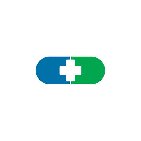 pharmacy logo , treatment logo vectorのイラスト素材