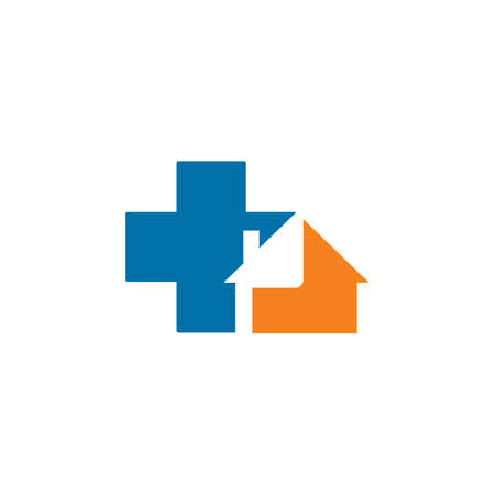 medical home logo , clinic logoのイラスト素材