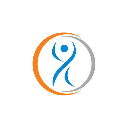 Abstract Fitness Logo , Health Logoのイラスト素材