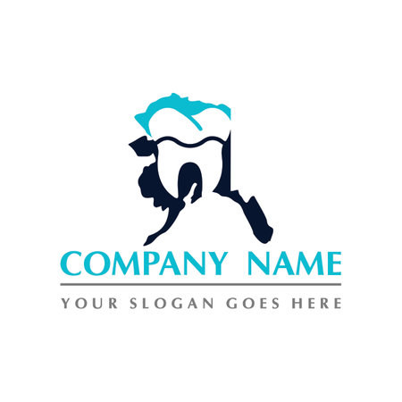 Dental Vector , alaska dental abstract logoのイラスト素材