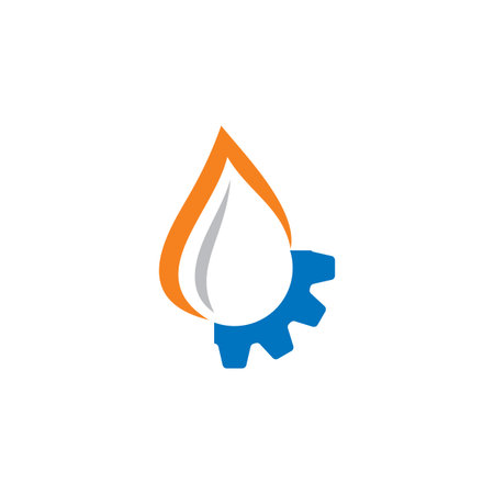 power industrial logo , engineering industry logoのイラスト素材
