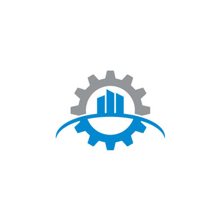 Building Logo , Real Estate Logoのイラスト素材