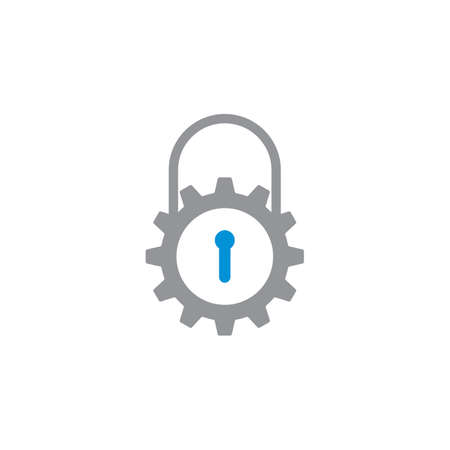 Abstract Key Logo , Industry Logoのイラスト素材
