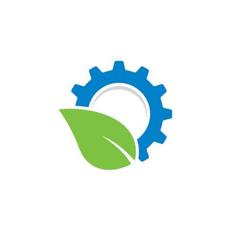 Machine Service Vector , Industry Logoのイラスト素材