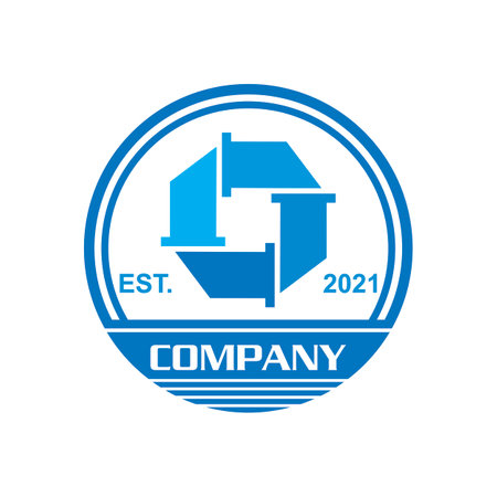 plumbing logo , industrial logo vectorのイラスト素材