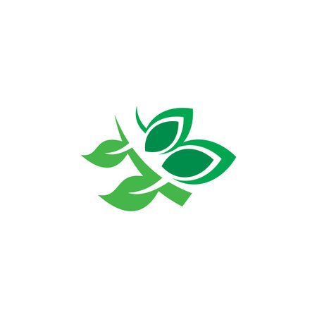 Abstract Plant Vector , Nature Logoのイラスト素材