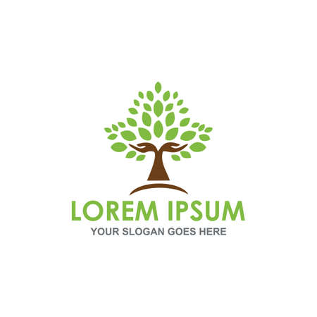 garden logoのイラスト素材