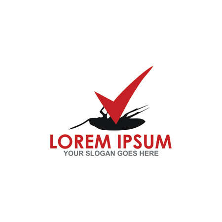 pest control vector , insecticide logoのイラスト素材