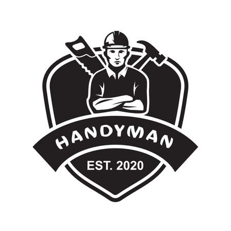 handyman logo ,のイラスト素材