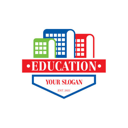 city book vector , education logoのイラスト素材