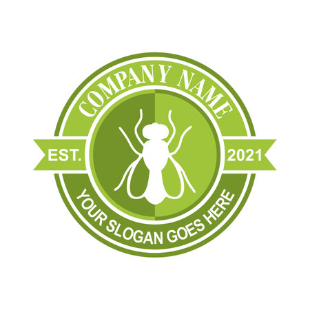 Pest Control Logo , Insecticide Logoのイラスト素材