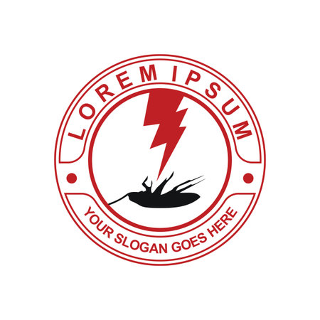 pest control logo , pesticide logoのイラスト素材