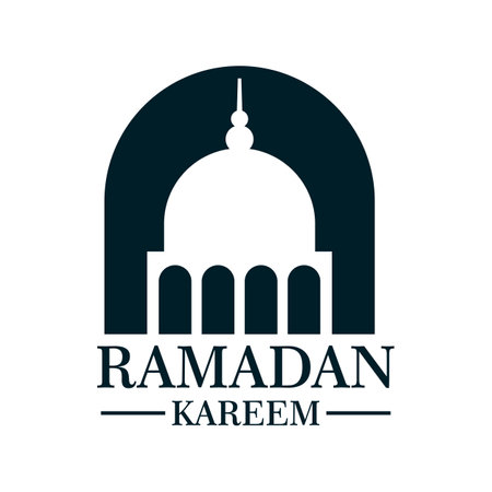 ramadan kareem vector , muslim logoのイラスト素材