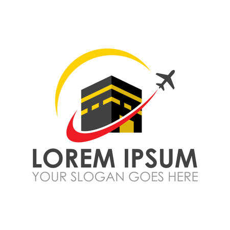 hajj vector , makkah logo vectorのイラスト素材