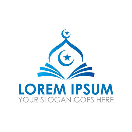 ramadan vector , muslim logo vectorのイラスト素材