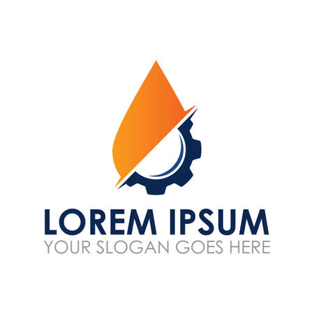 oil energy vector , industry logoのイラスト素材