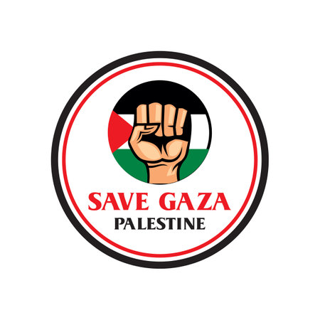 save palestine logo , free gaza vectorのイラスト素材