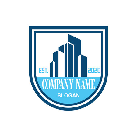 Construction Vector , Real Estate Logoのイラスト素材