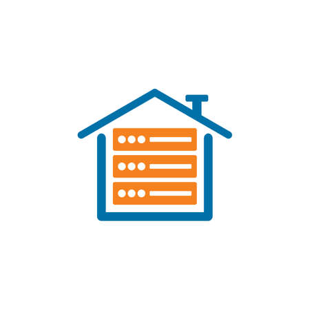 real estate logo , hosting house logoのイラスト素材