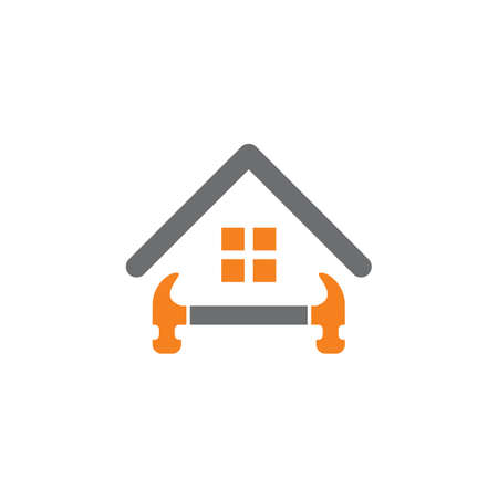 home repair logo , home service logoのイラスト素材
