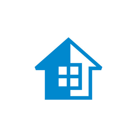 real estate logo , rent house logoのイラスト素材