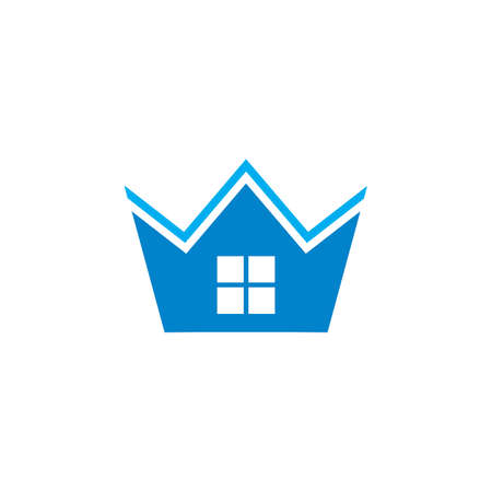 real estate logo , king home logoのイラスト素材