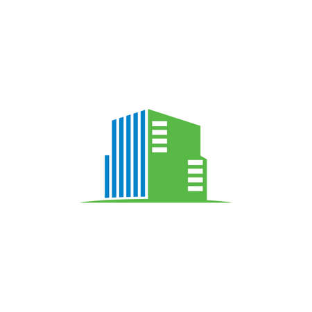 real estate logo , building construction logoのイラスト素材