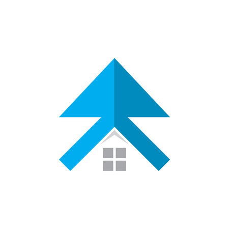 home market logo , abstract building logoのイラスト素材