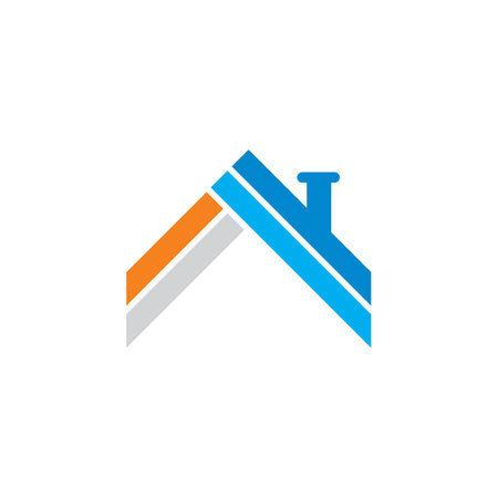 real estate logo , building construction logoのイラスト素材