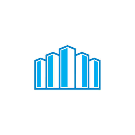 real estate logo , building construction logoのイラスト素材