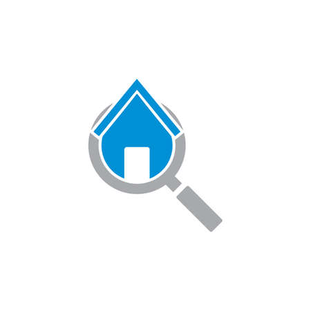 find real estate logo , rent home logoのイラスト素材