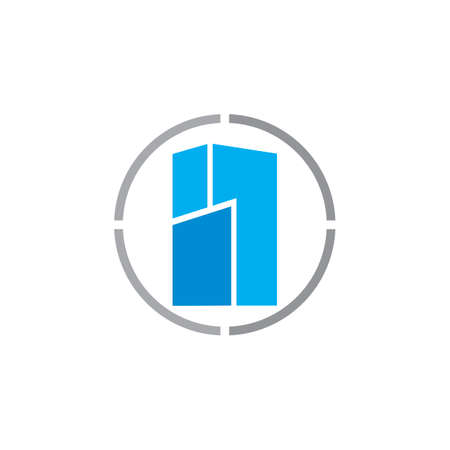 Abstract Building Logo , Real Estate Logoのイラスト素材