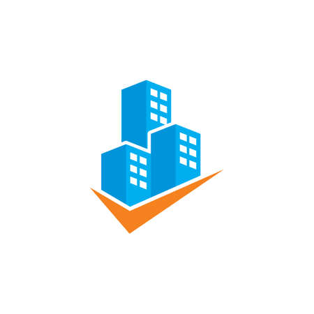 Construction Logo , Real Estate Logoのイラスト素材